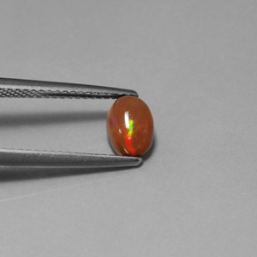 Opala chocolate multicolorido natural 0,63ct, transparente, transparente/translúcido