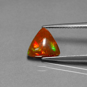 Opala chocolate multicolorido natural 1,63ct, transparente, transparente/translúcido