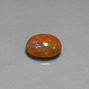 Opala chocolate multicolorido natural 2,03ct, transparente, transparente/translúcido