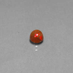 Opala chocolate multicolorido natural 0,45ct, transparente, transparente/translúcido
