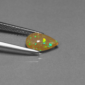 Opala chocolate multicolorido natural 0,67ct, transparente, transparente/translúcido