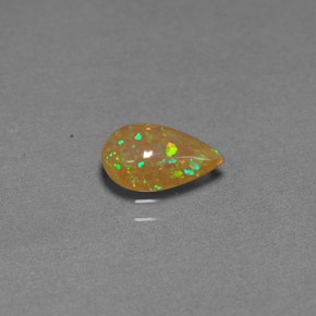 Opala chocolate multicolorido natural 0,67ct, transparente, transparente/translúcido