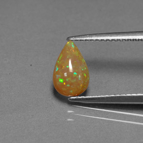 Opala chocolate multicolorido natural 0,67ct, transparente, transparente/translúcido