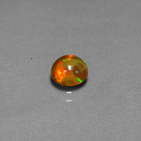 Opala chocolate multicolorido natural 0,60ct, transparente, transparente/translúcido