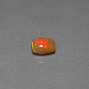 Opala chocolate multicolorido natural 0,67ct, transparente, transparente/translúcido