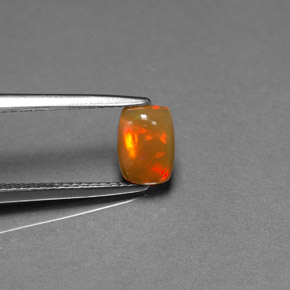 Opala chocolate multicolorido natural 0,67ct, transparente, transparente/translúcido