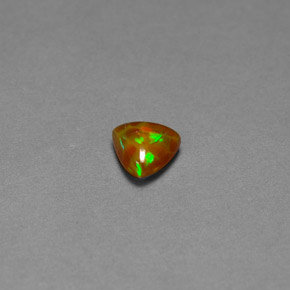 Opala chocolate multicolorido natural 0,52ct, transparente, transparente/translúcido