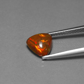 Opala chocolate multicolorido natural 1,35ct, transparente, transparente/translúcido