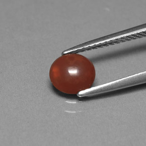 Opala chocolate multicolorido natural 0,36ct, corte oval, opaco