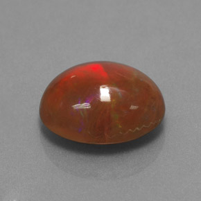 Opala de Chocolate Multicolorido Natural 2.29ct, Corte Oval, Opaco