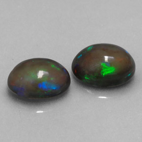 Pedras preciosas de Opala de Chocolate Multicolorido natural de  ct, Corte Oval, Translúcido