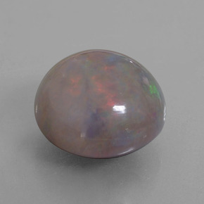 Opala chocolate multicolorido natural 11,31ct, corte redondo, opaco