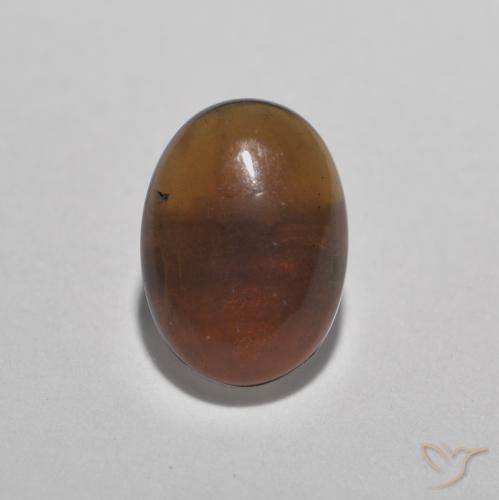 Opala de Chocolate Multicolorido Natural 0.33ct, oval, Translúcido