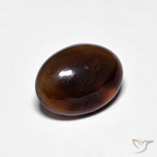 Opala de Chocolate Marrom Natural 1.27ct, oval, Translúcido