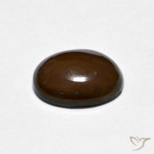 Opala de Chocolate Castanho médio Natural 1.16ct, oval, Opaco