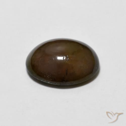 Opala de Chocolate Canela Marrom Natural 1.20ct, oval, Opaco