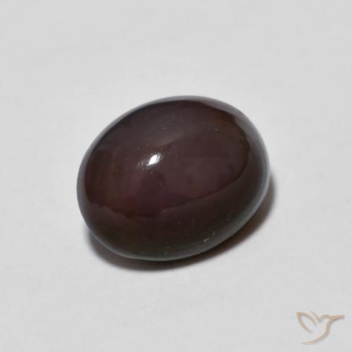 Opala de Chocolate Multicolorido Natural 1.22ct, oval, Opaco