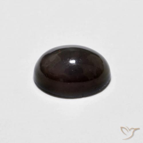 Opala de Chocolate Multicolorido Natural 0.63ct, oval, Opaco
