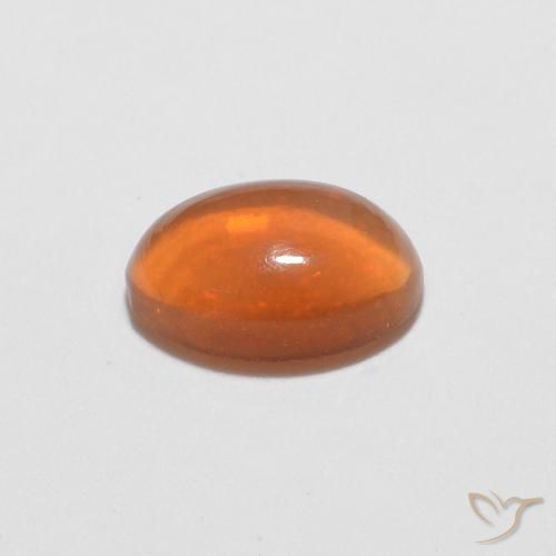 Opala de Chocolate Marrom Caramelo Natural 0.34ct, oval, Transparente