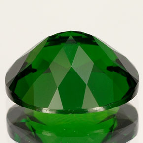 Diopsídio de cromo verde natural 4,06ct, corte oval, VVS-VS