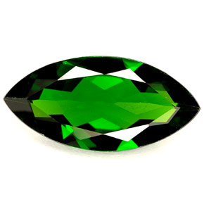 Diopsídio de Cromo Verde Natural 2.95ct, Marquesa, VVS