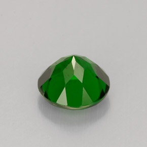 Diopsídio de cromo verde natural 1,48ct, corte redondo, VS