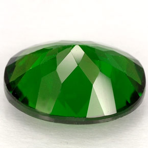 Diopsídio de cromo verde natural 2,62ct, corte oval, VVS