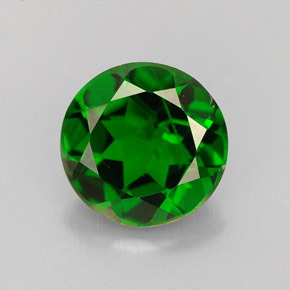Diopsídio de cromo verde natural 1,98ct, corte redondo, VS-SI