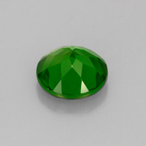 Diopsídio de Cromo Verde Natural 1.37ct, Corte Redondo, VS