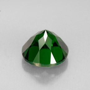 Diopsídio de cromo verde natural 2,33ct, corte redondo, VS-SI