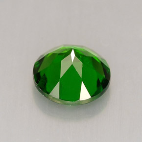 Diopsídio de cromo verde natural 1,34ct, corte redondo, VS
