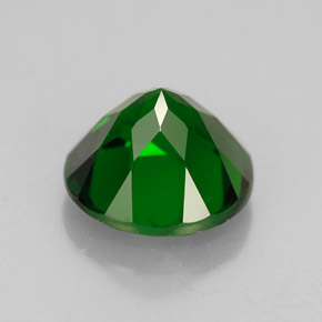 Diopsídio de cromo verde natural 1,51ct, corte redondo, SI
