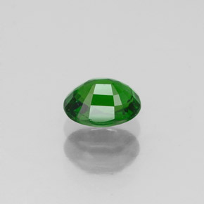 Diopsídio de cromo verde natural 0,66ct, corte oval, VS