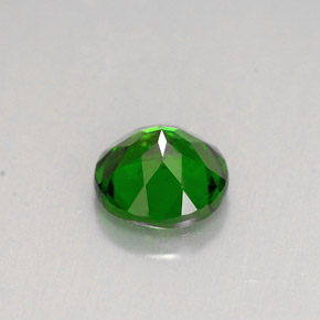 Diopsídio de cromo verde natural 1,47ct, corte redondo, VS-SI