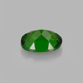 Diopsídio de cromo verde natural 0,89ct, corte oval, VS