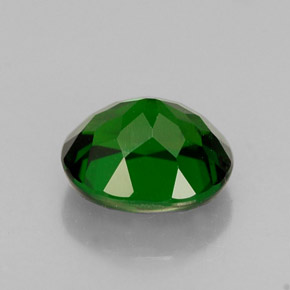 Diopsídio de cromo verde natural 0,89ct, corte oval, VS