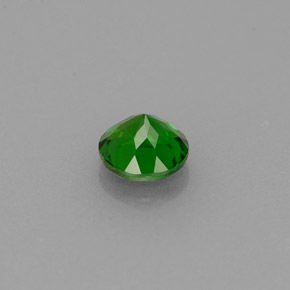 Diopsídio de cromo verde natural 0,45ct, corte redondo, VVS-VS