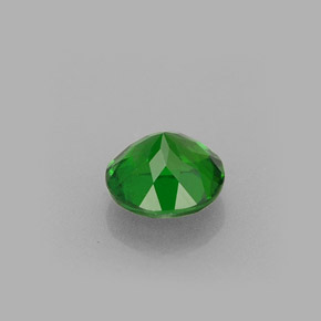 Diopsídio de cromo verde natural 0,45ct, corte redondo, VS