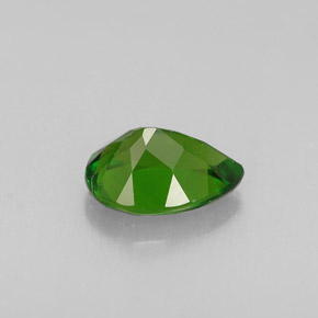 Diopsídio de Cromo Verde Natural 0.79ct, Formato de pêra, VVS-VS