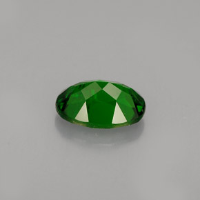 Diopsídio de cromo verde natural 0,88ct, corte oval, VS
