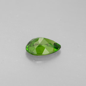 Diopsídio de Cromo Verde Natural 0.57ct, Formato de pêra, VVS-VS