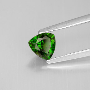 Diopsídio de Cromo Verde Natural 0.57ct, Trilhão, VS