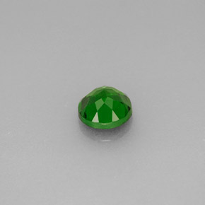 Diopsídio de cromo verde natural 0,58ct, corte redondo, VS