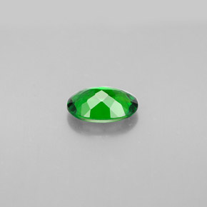 Diopsídio de Cromo Verde Natural 0.86ct, Corte Oval, VVS-VS
