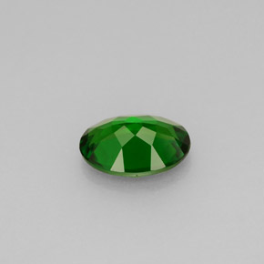 Diopsídio de cromo verde natural 0,94ct, corte oval, VS