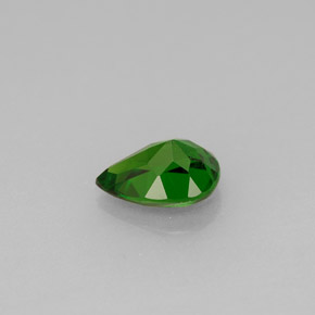 Diopsídio de Cromo Verde Natural 0.79ct, Formato de pêra, VS