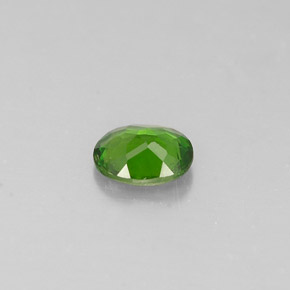 Diopsídio de cromo verde natural 0,28ct, corte oval, VS