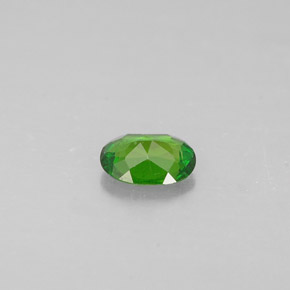 Diopsídio de cromo verde natural 0,23ct, corte oval, VS