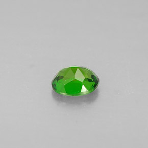 Diopsídio de cromo verde natural 0,29ct, corte oval, VS