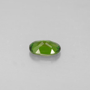 Diopsídio de cromo verde natural 0,28ct, corte oval, VS